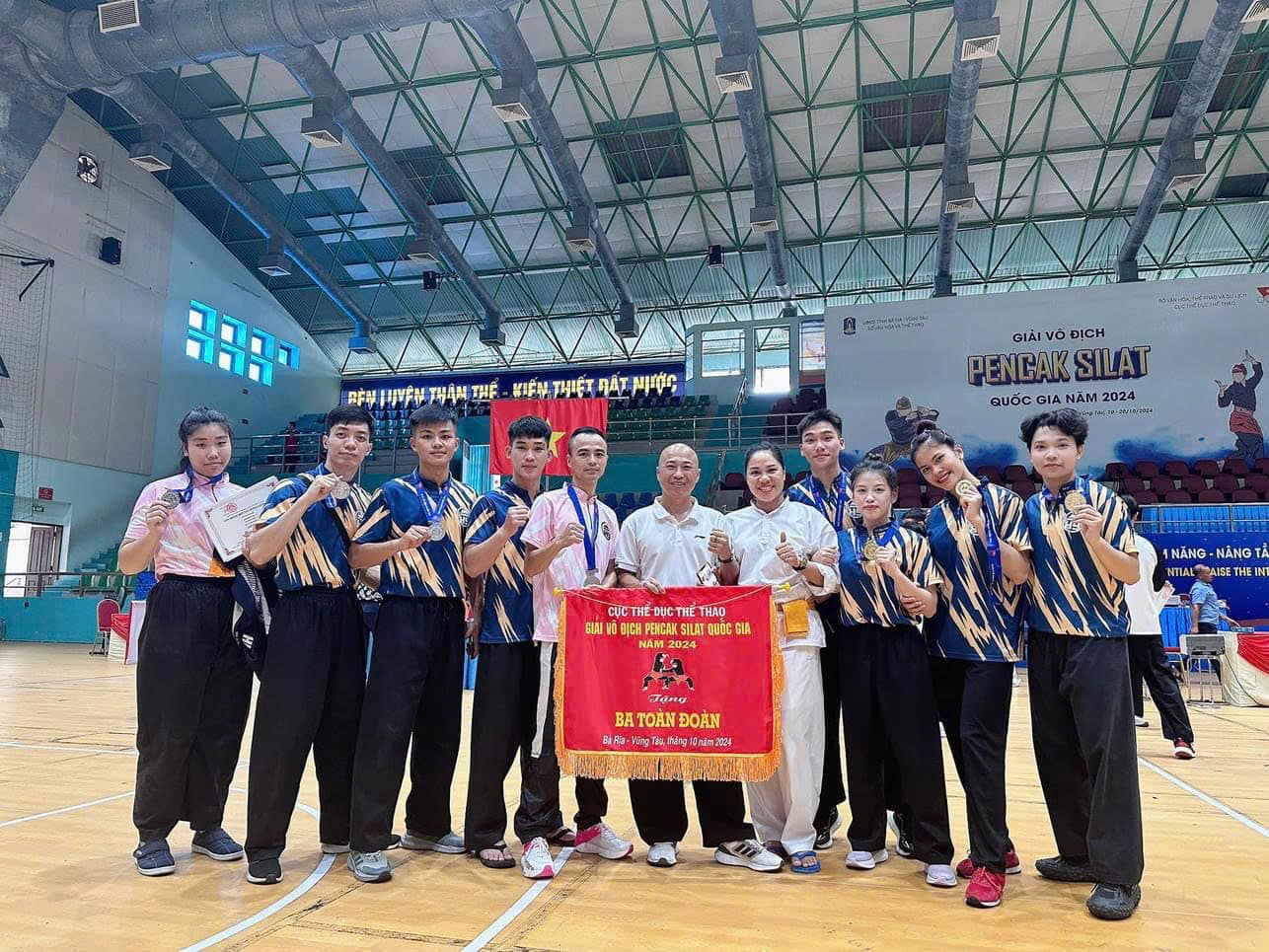 Hưng Yên đứng thứ 3 toàn đoàn tại giải Vô địch Pencak Silat toàn quốc năm 2024