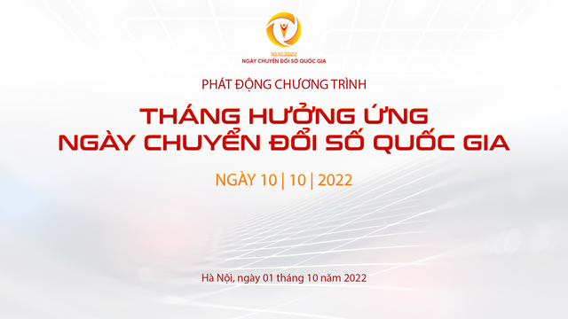   Bộ nhận diện Ngày Chuyển đổi số quốc gia 10/10