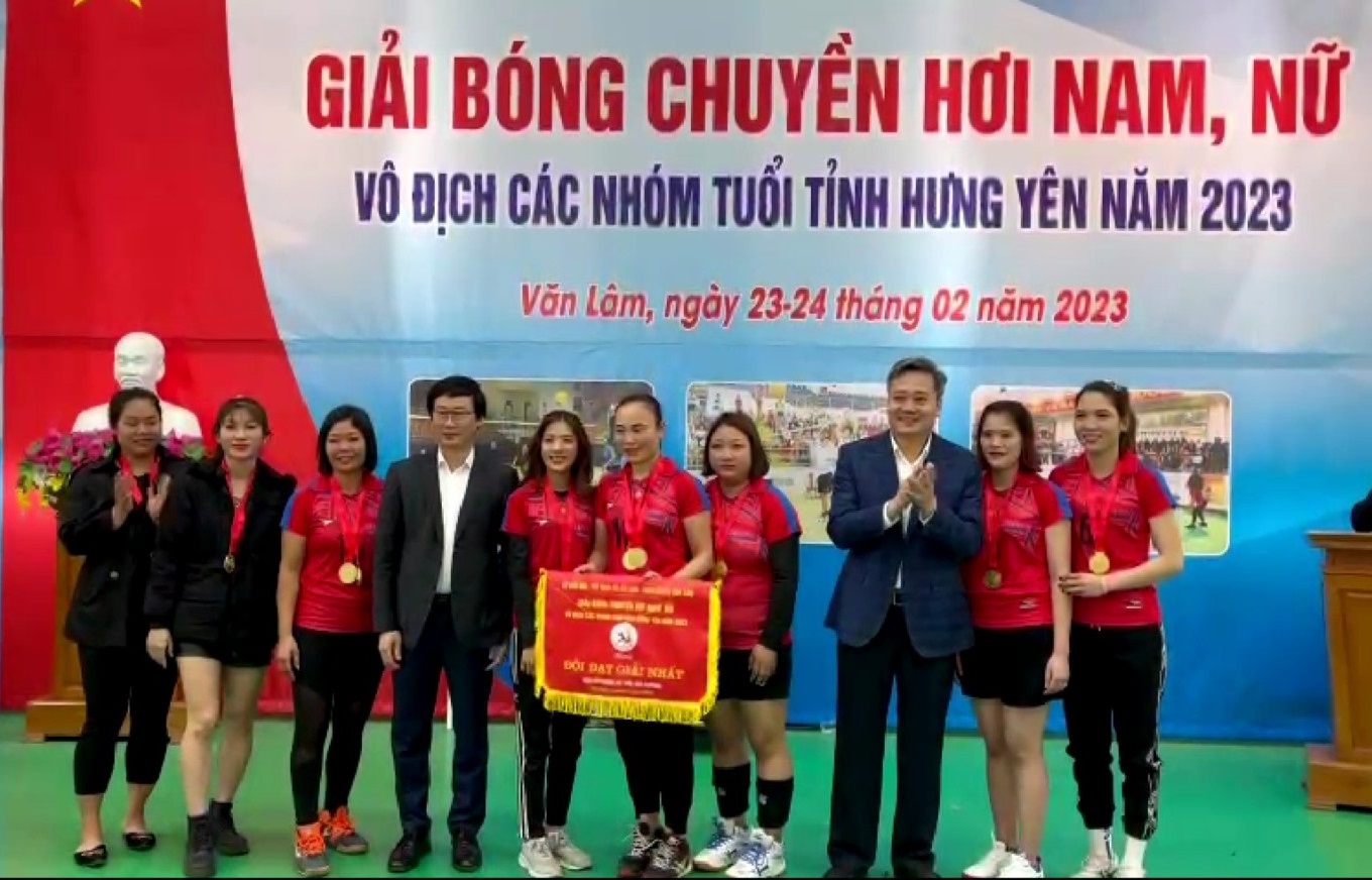   Giải bóng chuyền hơi nam, nữ Vô địch các nhóm tuổi tỉnh Hưng Yên năm 2023