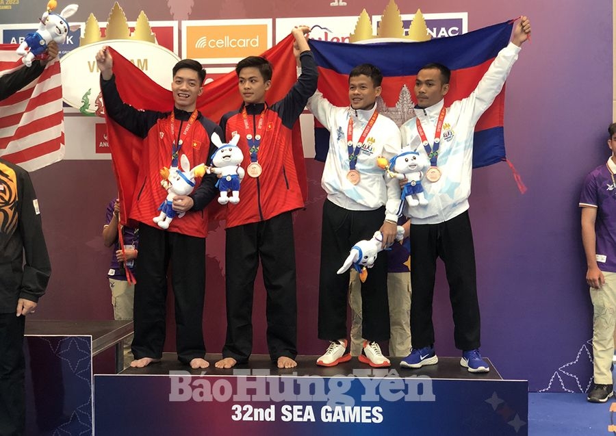   Hai vận động viên của Hưng Yên giành Huy chương Đồng tại SEA Games 32