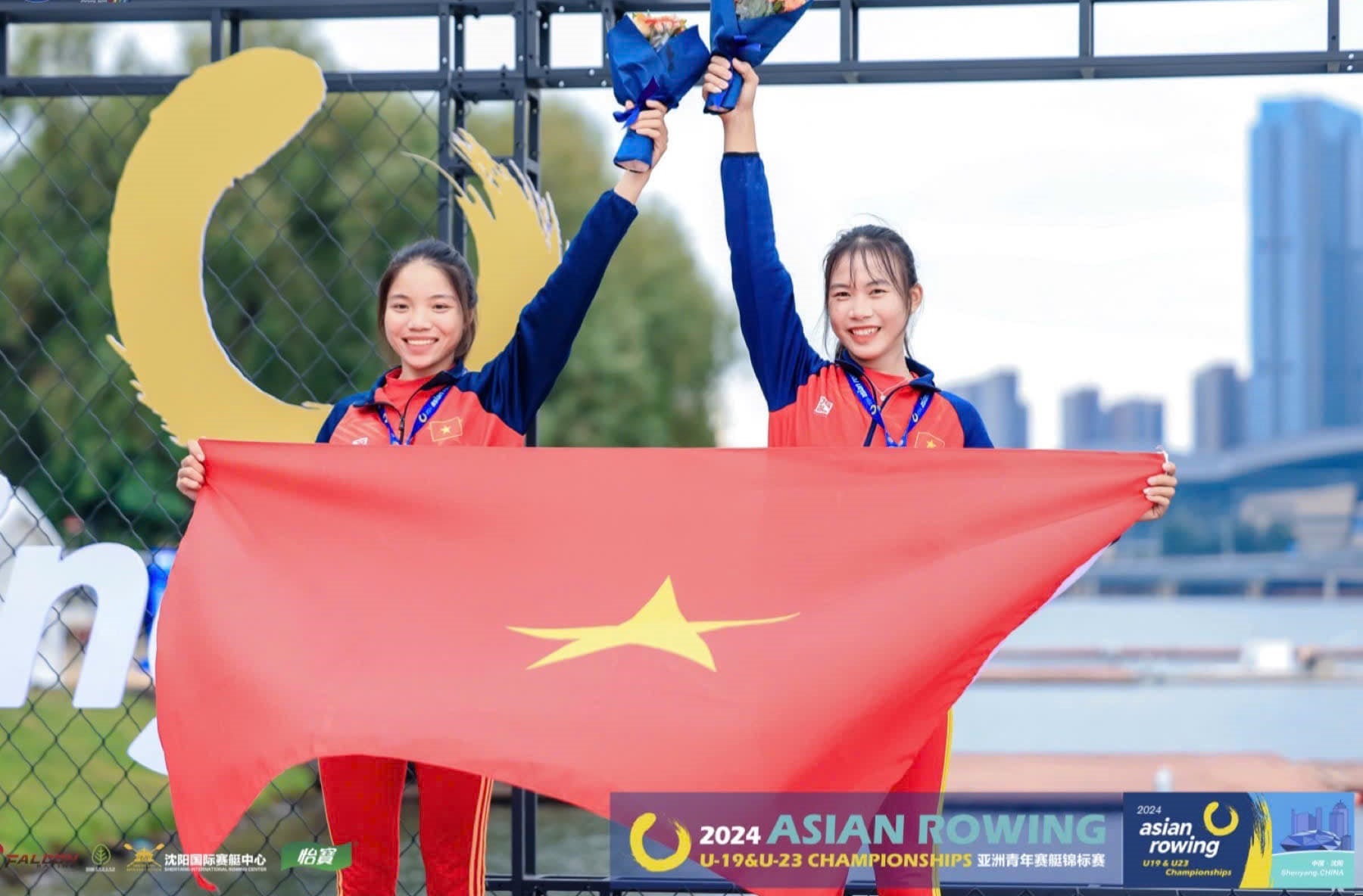   Vận động viên Nguyễn Thị Vân Anh của Hưng Yên giành 2 huy chương tại Giải đua thuyền Rowing U19&U23 Vô địch châu Á năm 2024